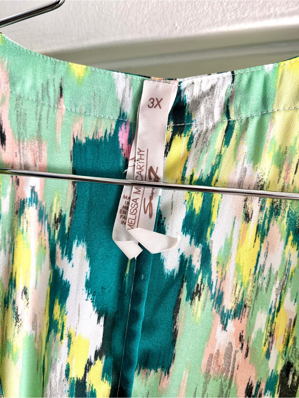 PLUS SIZE ABSTRACT PRINT MAXI DRESS - Picture 4 of 10